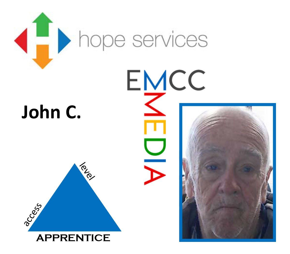 Apprentice Media Badge John C