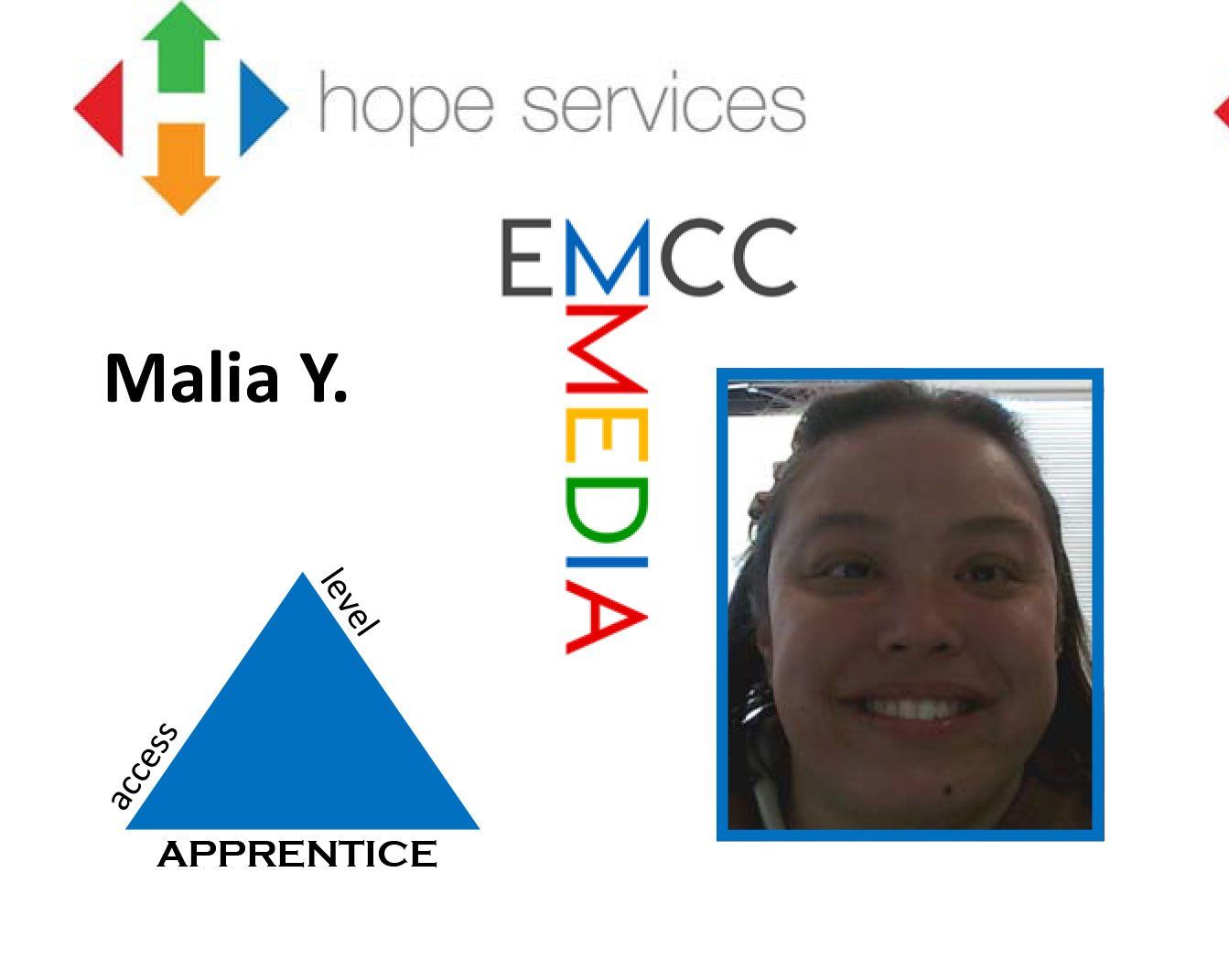 Apprentice Media Badge Malia