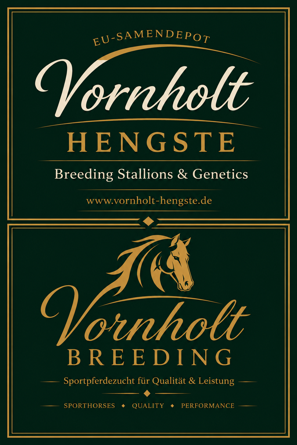 Vornholt Hengste & Vornholt Breeding - Logo Website