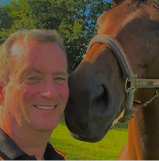 Steffen Vornholt mit Pferd