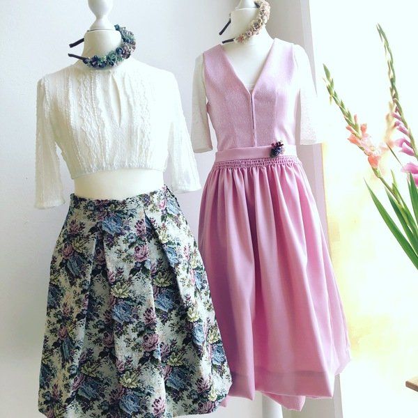 Dirndl Rosenheim Handarbeit