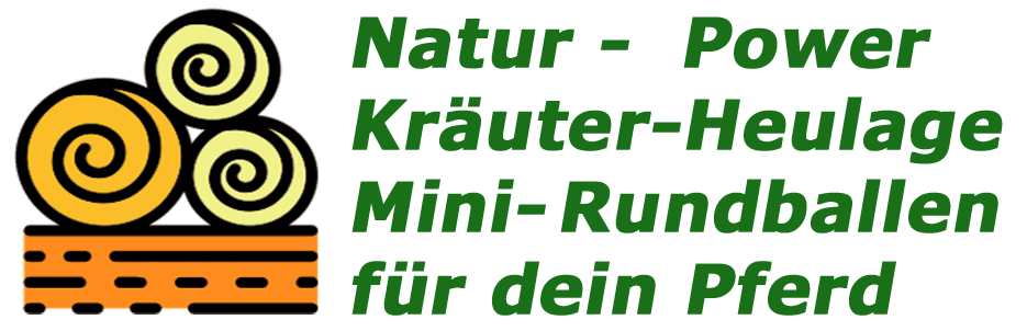 Kräuter-Heulage in Mini-Rundballen Superfood für Pferde