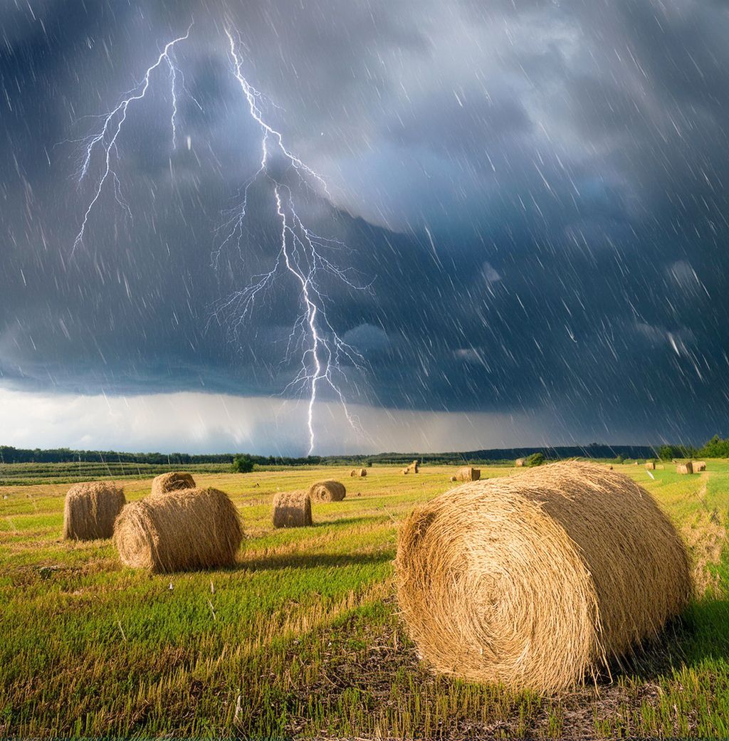 Gutes Heu für Pferde ist häufig wegen schlechtem Wetter nicht möglich. Heulage ist hier eine echte Alternative