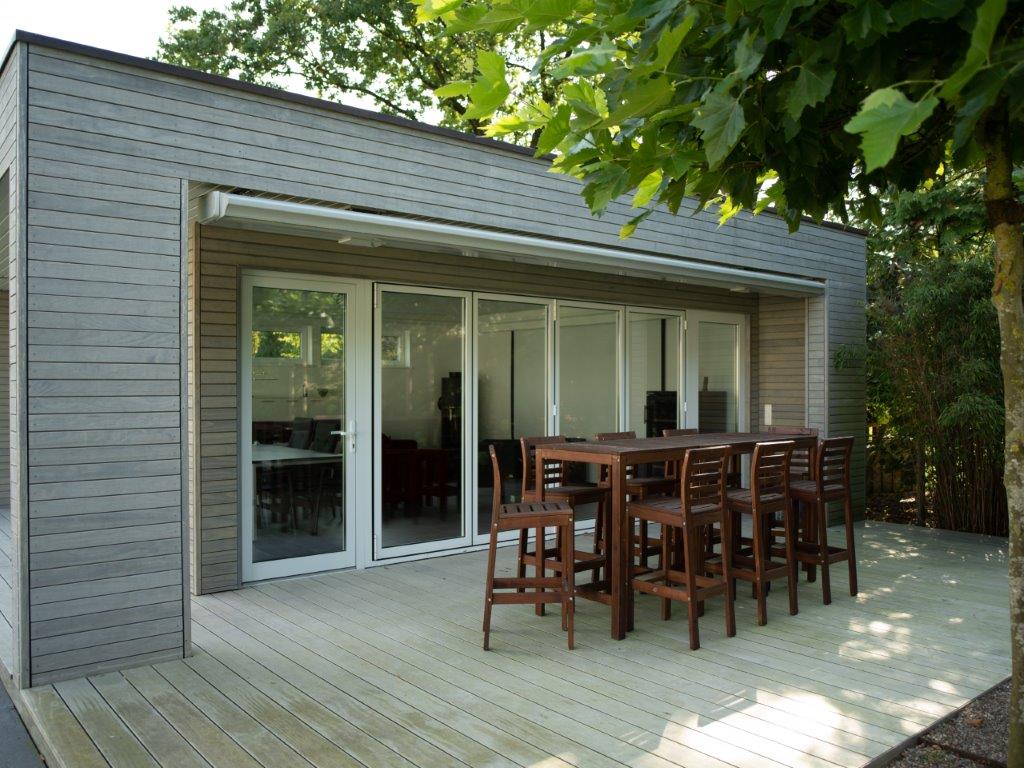 Terrassenfenster in weiß