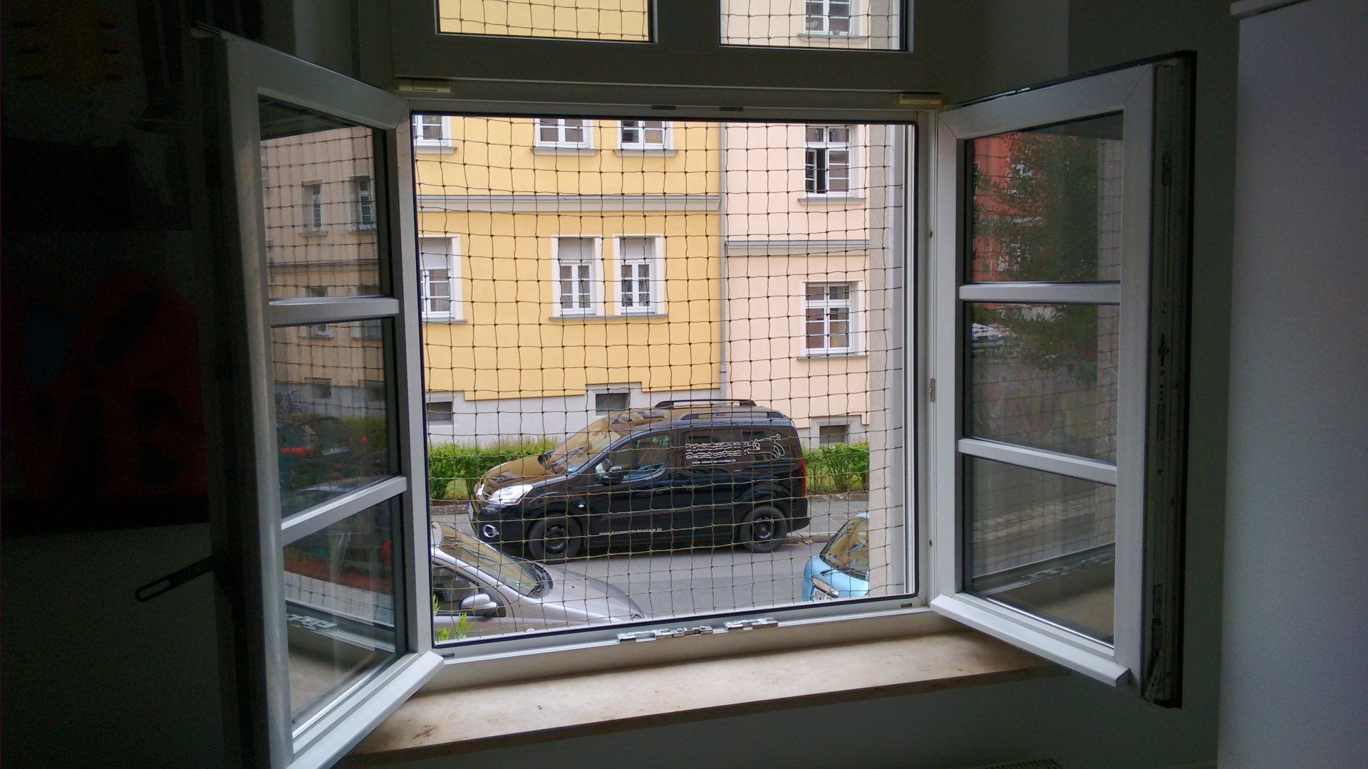 Fensterabsicherung mit Katzennetz
