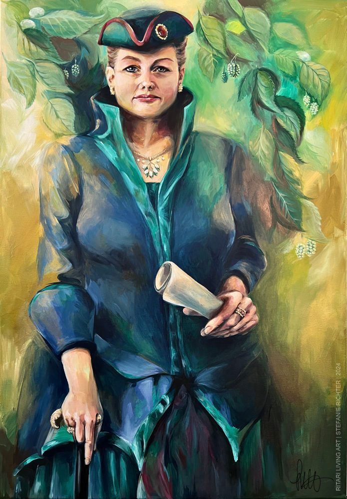 Die Majorin von Lahrbusch Erkner gemalt von Stefanie Richter RITARI Living Art Die Majorin von Lahrbusch Erkner gemalt von Stefanie Richter RITARI Living Art