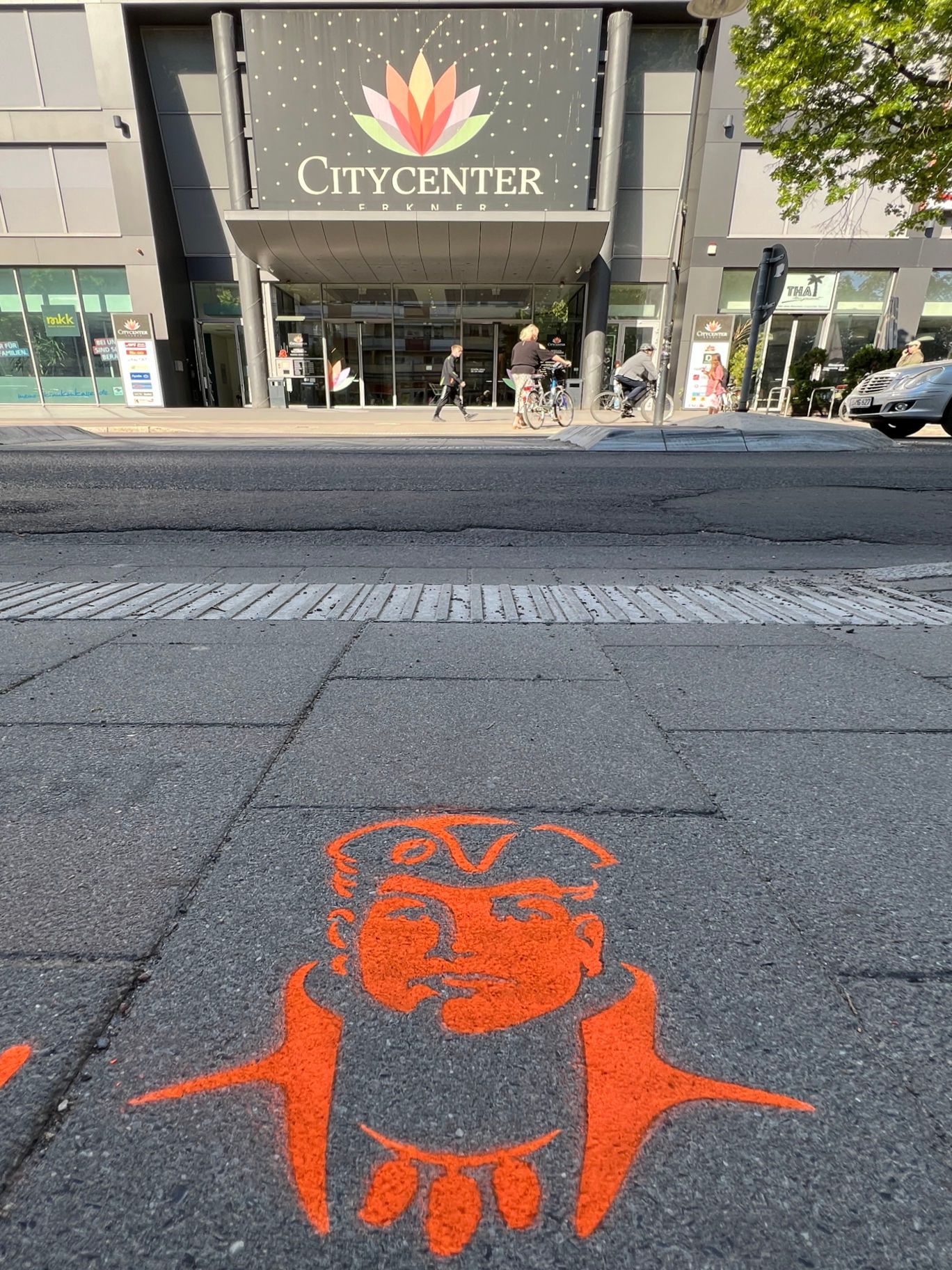 Die Majorin - Schablone Street Art Die Majorin - Schablone