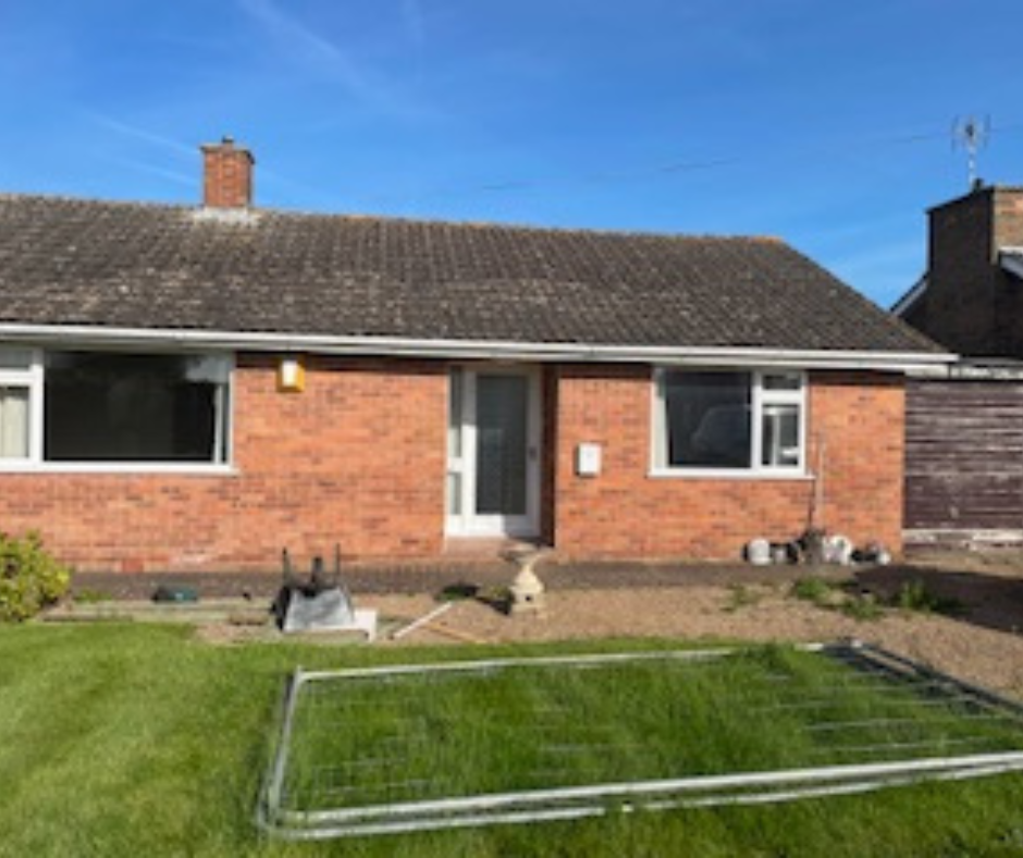 Asbestos survey conducted on a domestic property prior to demolition to identify and manage asbestos risks