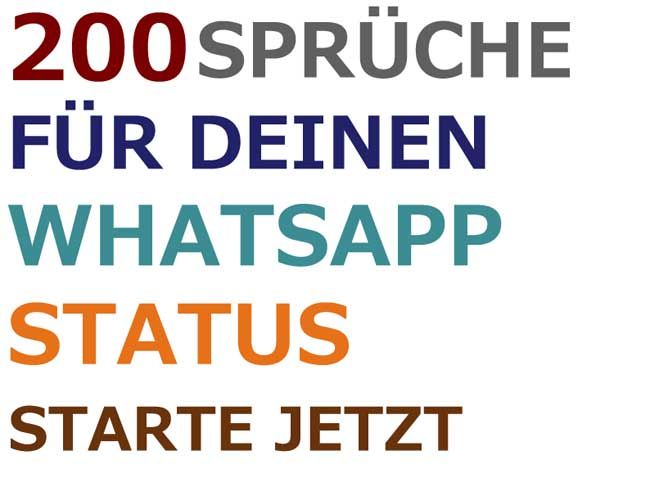 200 Sprüche für deinen WhatsApp Status