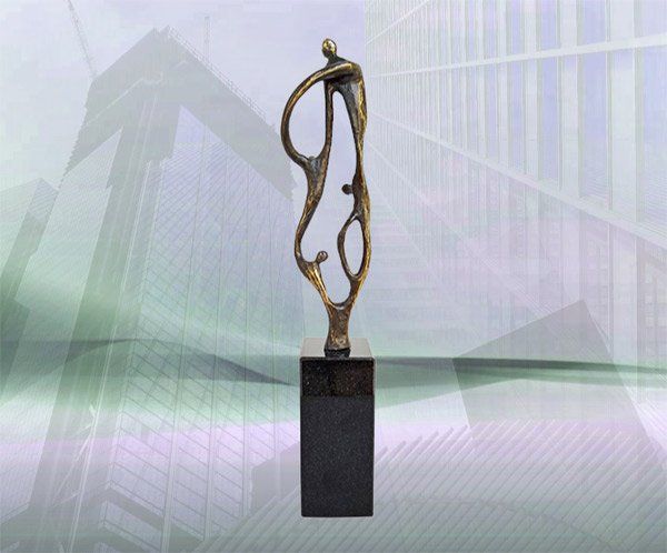 Skulptur Chef Geschenk Zukunft durch Zusammenarbeit