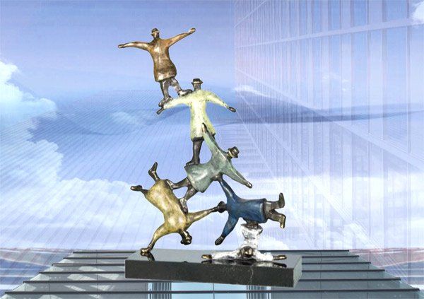 Skulptur für Kunden The Sky is the Limit