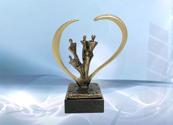 Skulptur Mitarbeiter Geschenke Danke für den gemeinsamen Einsatz