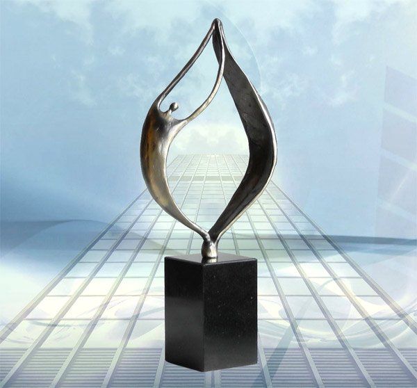 Skulptur zum Abschied Ruhestand Ein neuer Anfang