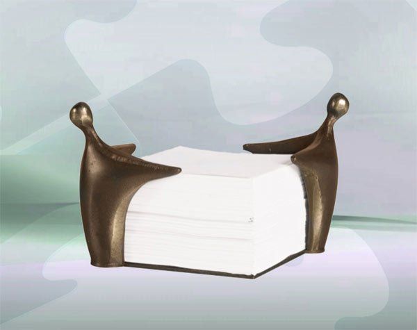 Skulpturen Geschenke Arbeitskollegen Zettelbox Gegenseitige Aufmerksamkeit