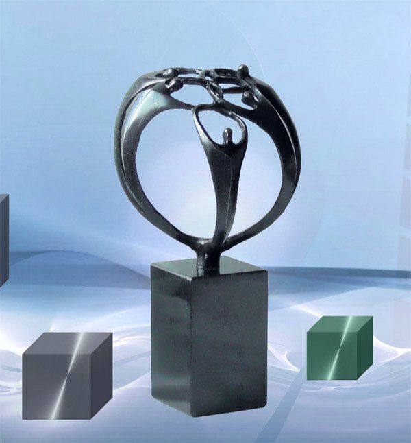 Skulptur zur Firmenübernahme Der Zusammenhalt