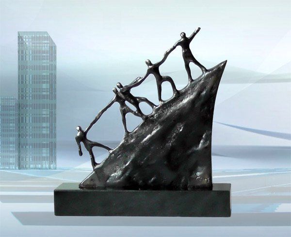 Skulptur Geschenk Vorstand Geschäftsführer Der Weg nach vorne