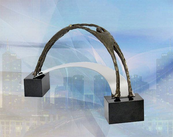 Skulptur Architekten Ingenieur Geschenke Top 16 Brücken verbinden Menschen