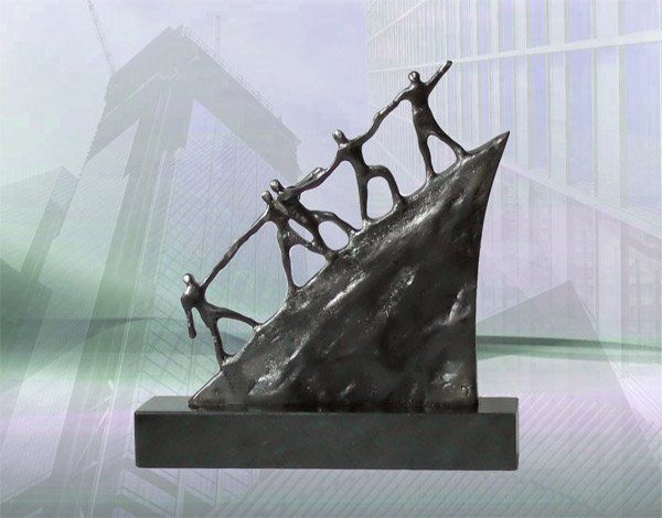 Skulptur Chef Geschenk Der Weg nach vorne