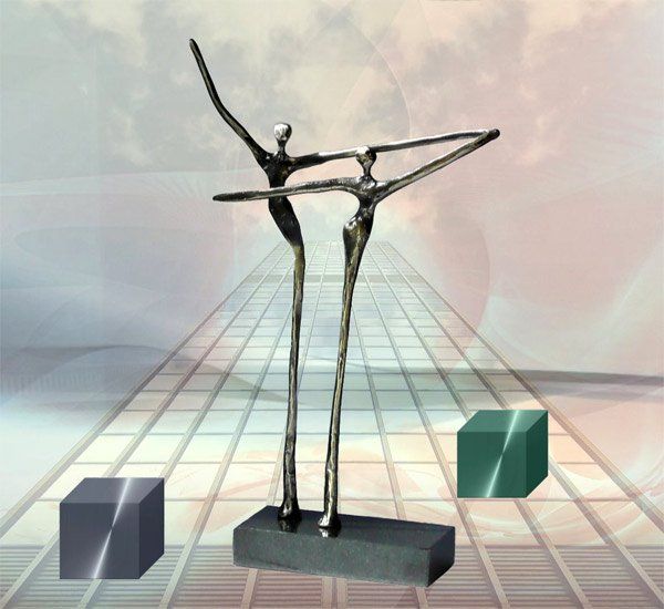 Skulptur zum Abschied Ruhestand Gewachsene Verbundenheit