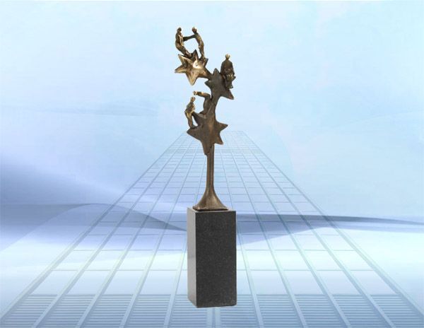 Skulptur Arbeitskollegen Geschenke Für den besten Teameinsatz