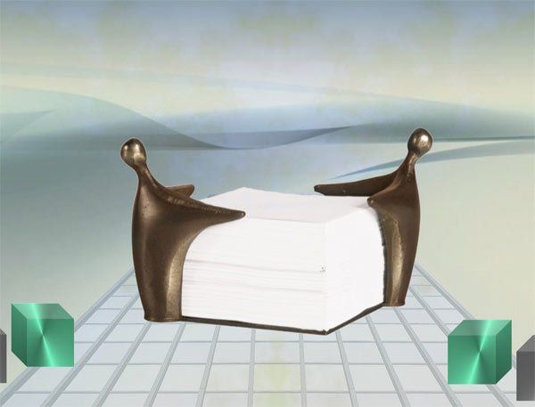 Skulptur Ärzte Geschenke Top 2 Skulpturen Zettelbox Gegenseitige Aufmerksamkeit