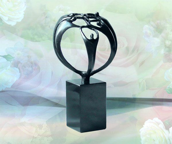 Skulptur zu Weihnachten Kunden Der Zusammenhalt