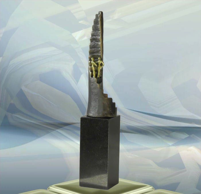 Skulptur zum Firmenjubiläum Erfolg