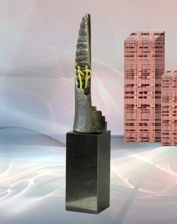Skulptur zur Geschäftseröffnung Erfolg