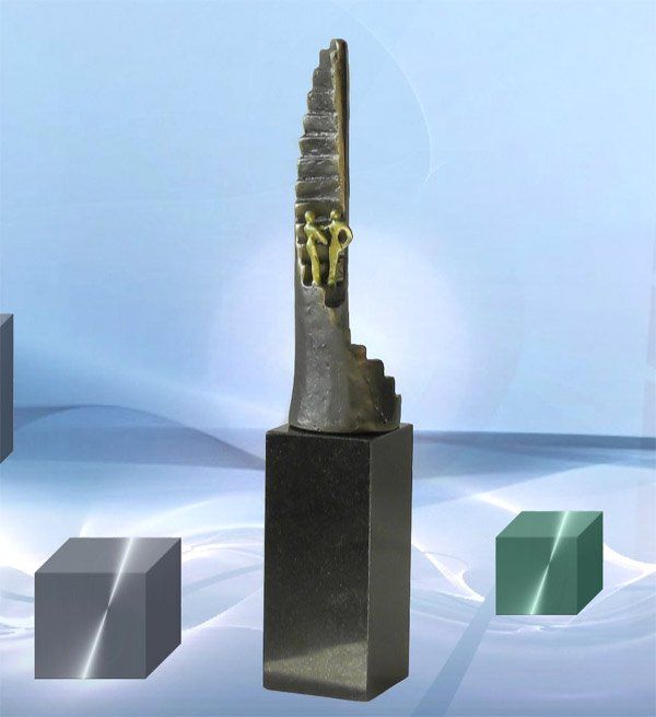 Skulptur zur Firmenübernahme Erfolg