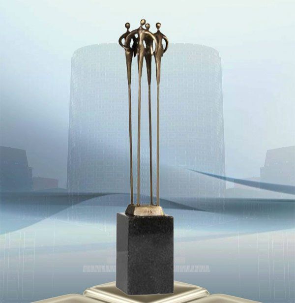 Skulptur zum Firmenjubiläum Höchste Qualität gross