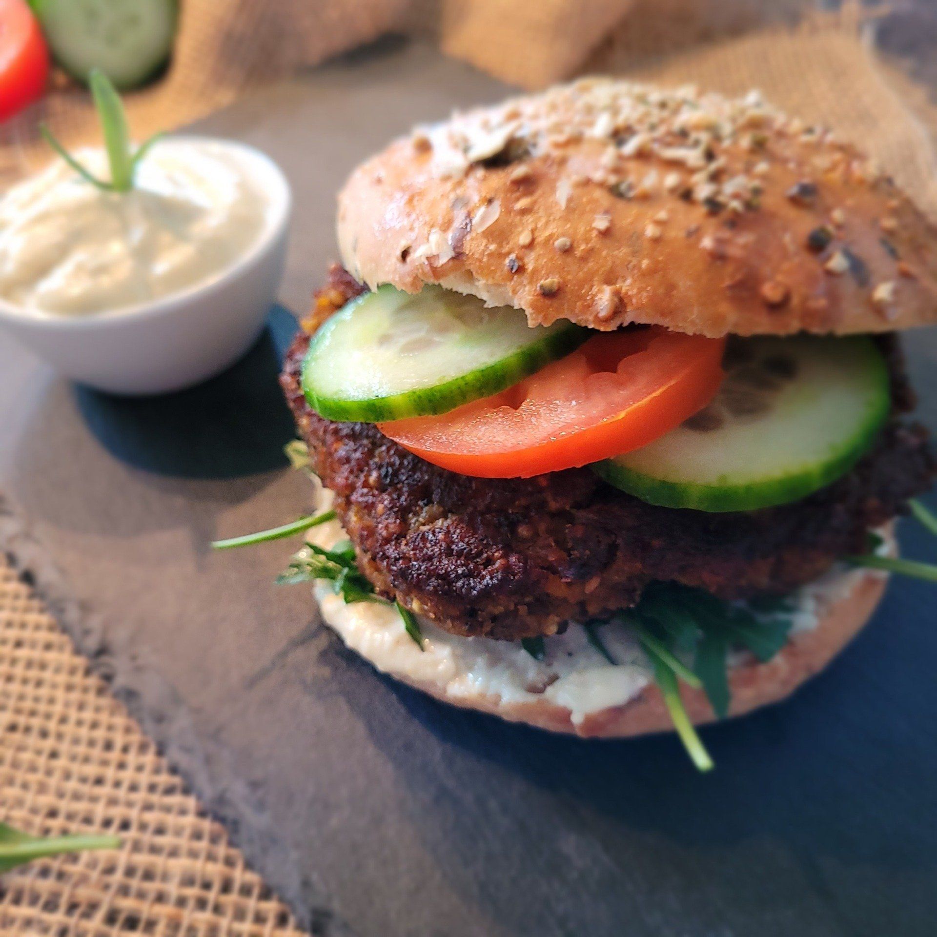soiba Burger machen vegetarische Burger