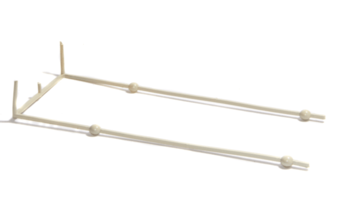 Double Slab Spacer with Bobbles & Hooks