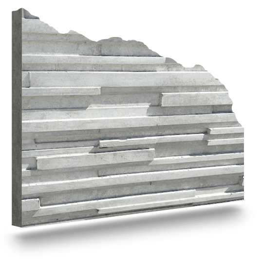 Concrete formliner, Reckli