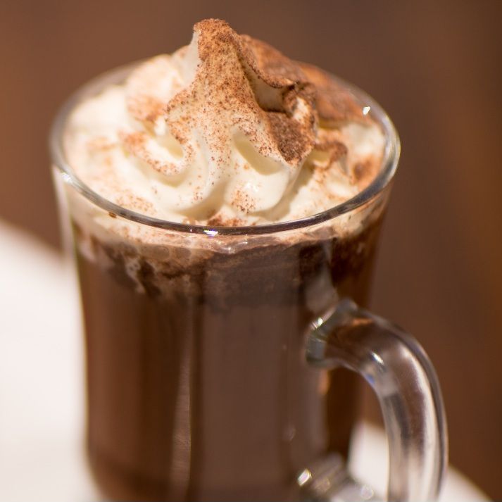 Schokolade mit Sahne