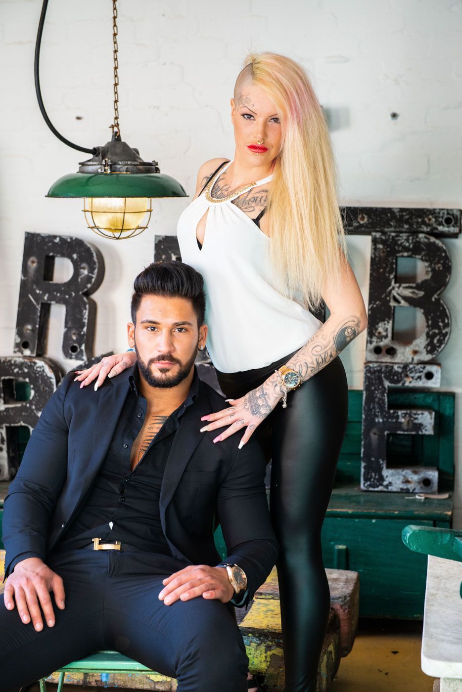 Künstlerisches Portrait mit Emotion