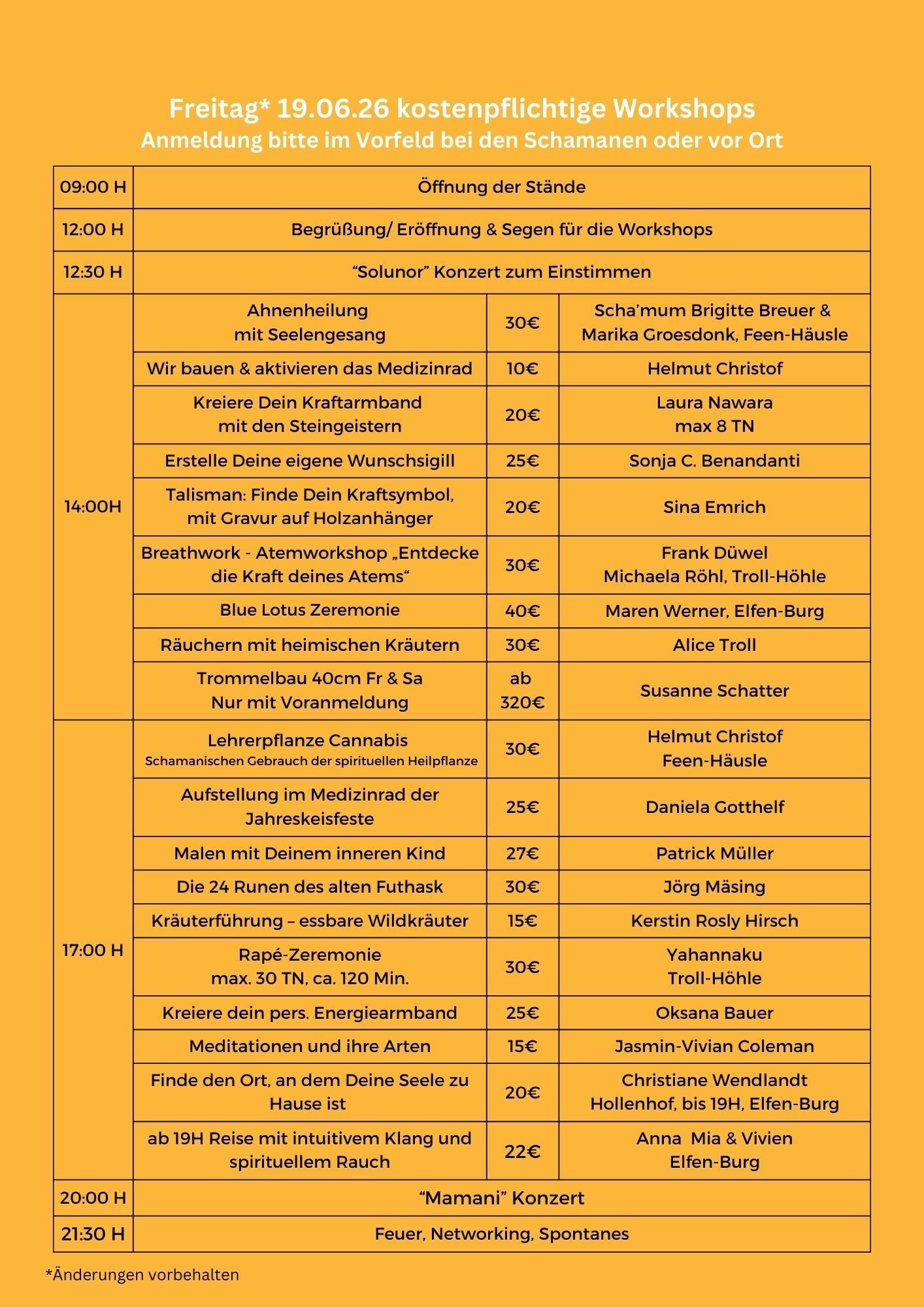 schamanisches Festival in Deutschland