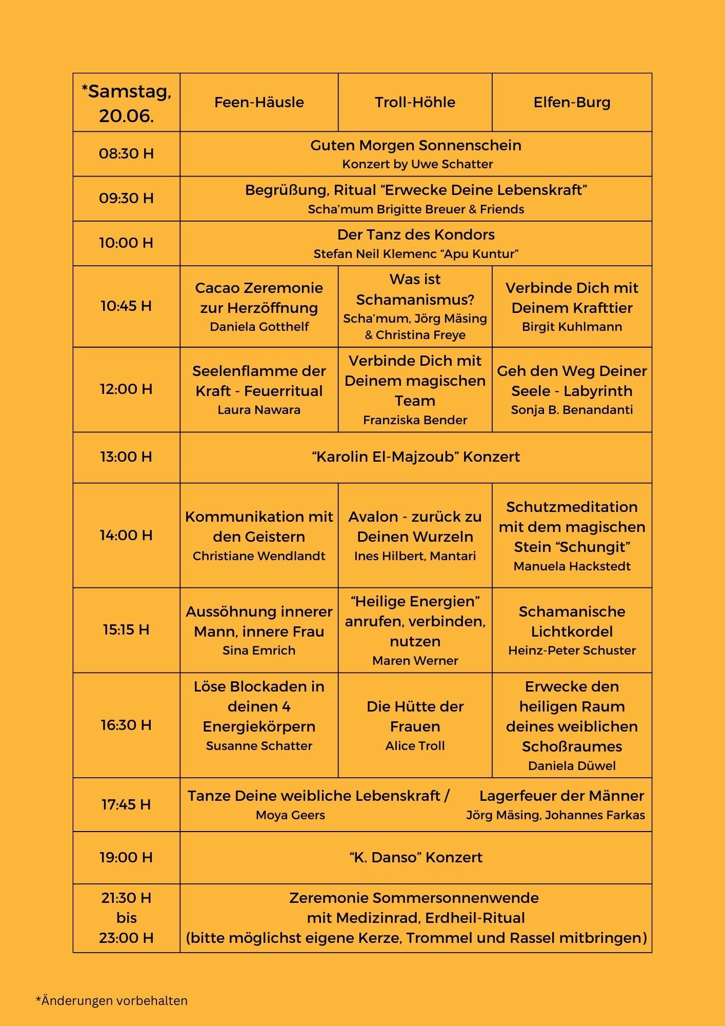 schamanisches Festival in Deutschland