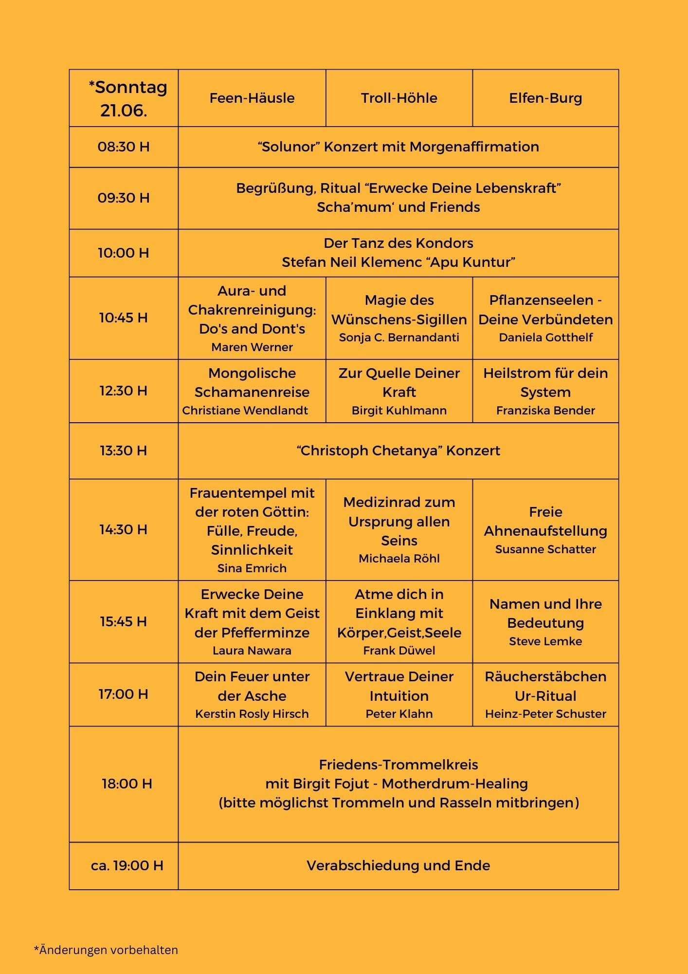 schamanisches Festival in Deutschland