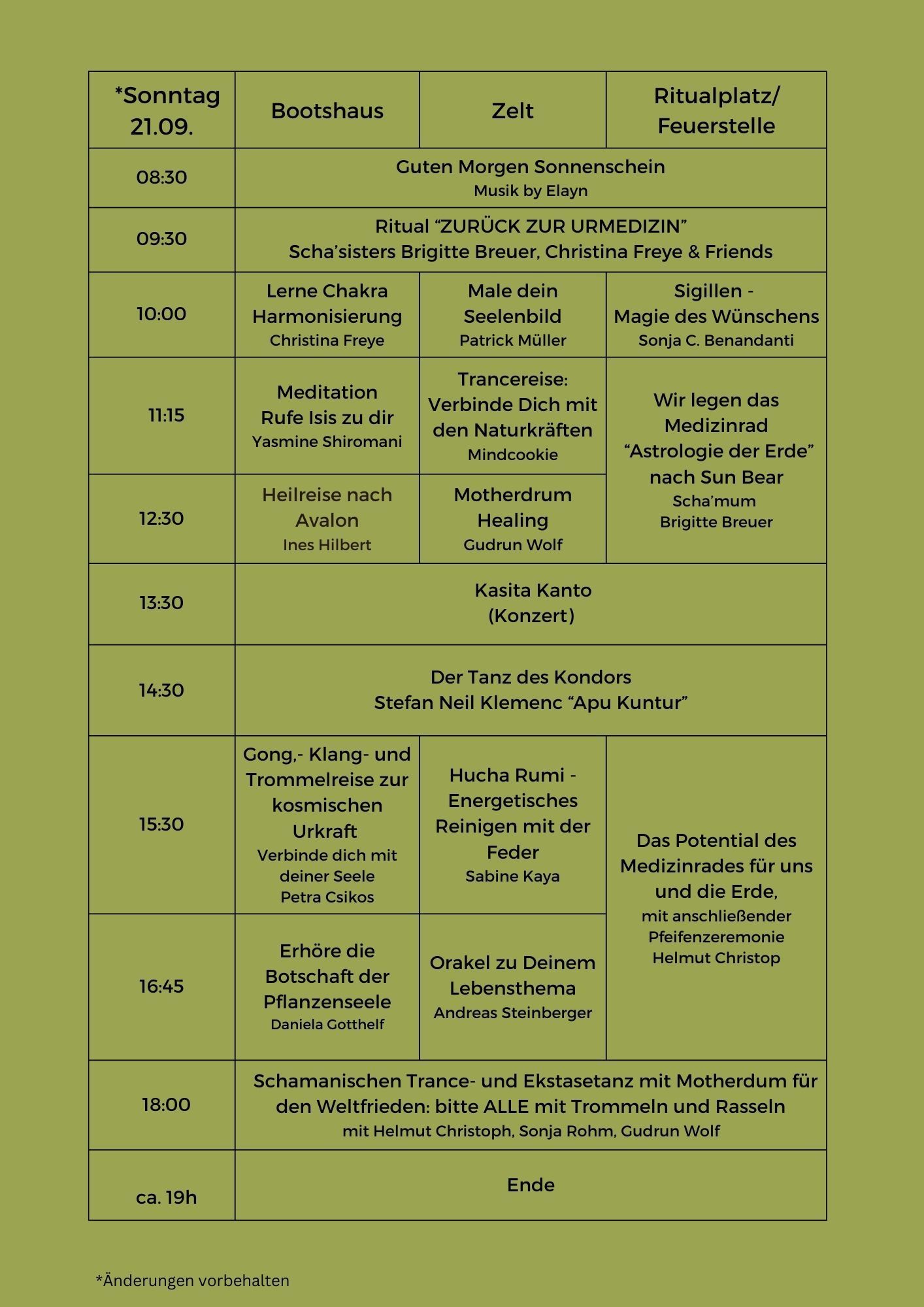 schamanisches Festival in Deutschland