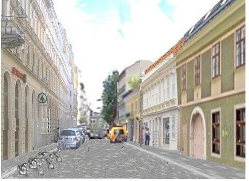 Die neue Lange Gasse. Projektentwurf