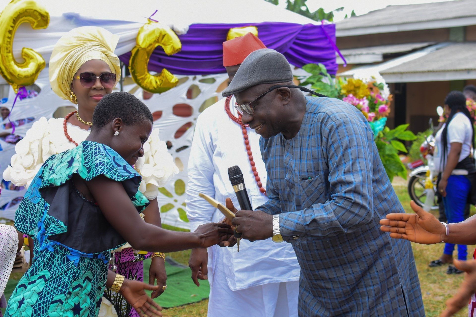 Beneficiaries (ex 3) at TGOF inauguration,  26 th February 2021.