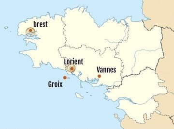 Visite insolite Bretagne Vannes Lorient Groix Brest Quimperlé Plougastel