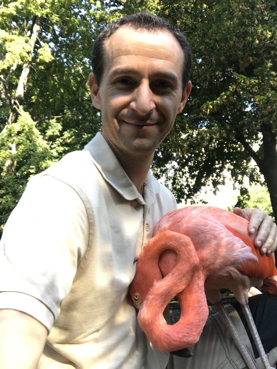 Sébastien Goutenègre, expert avifaune/ flamants.. DEFENSE: wildlife conservation projects