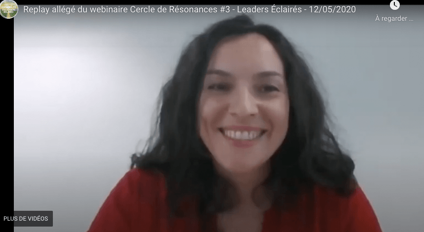 Amélie Rouvin en webinar interview