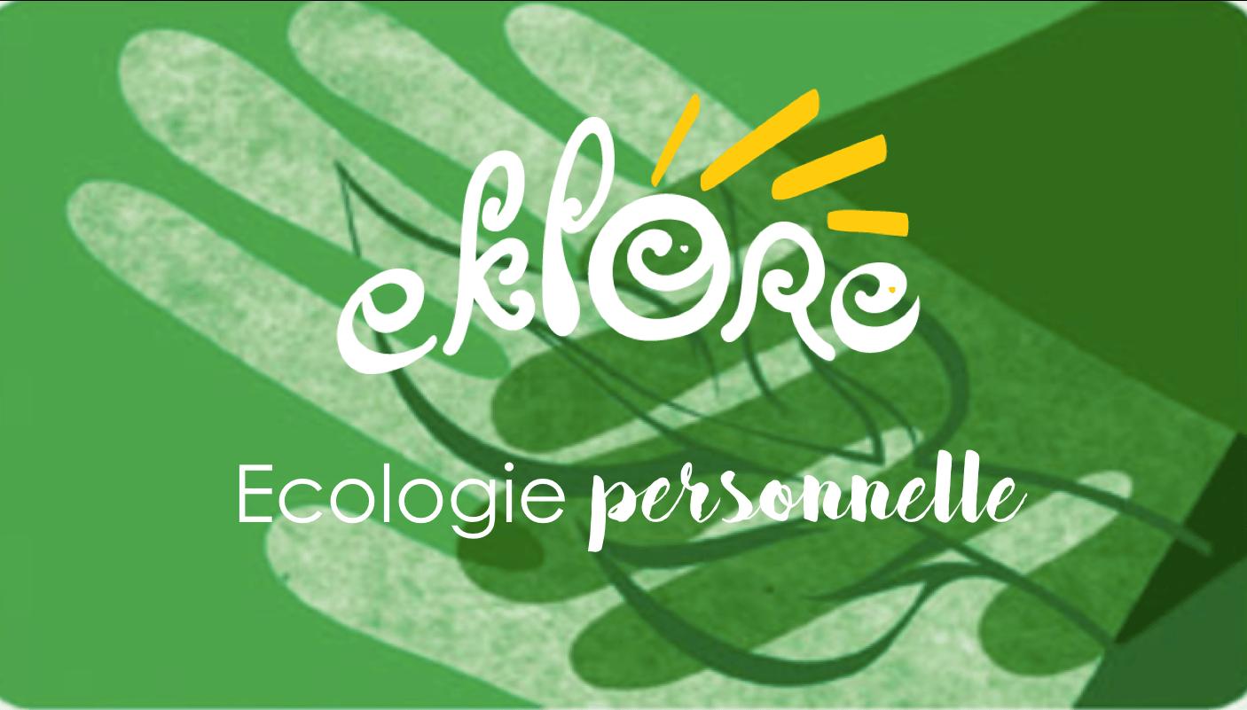 Logo Eklore sur fond vert