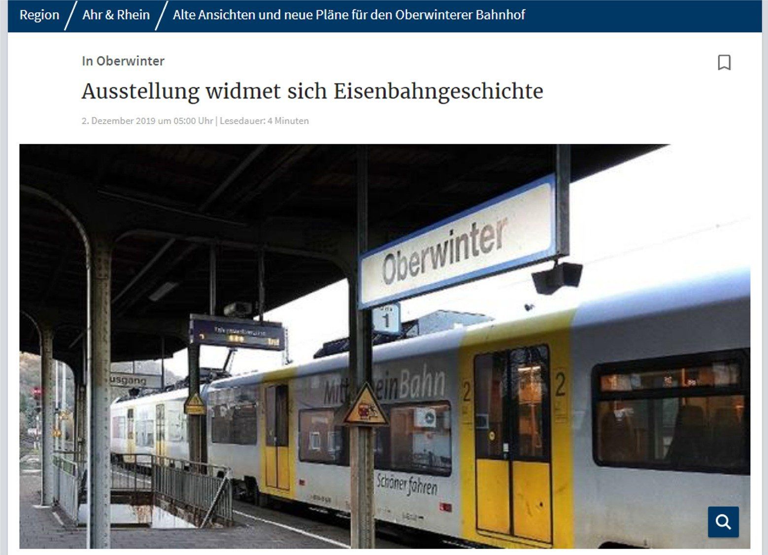 Screenshot Bonner General-Anzeiger