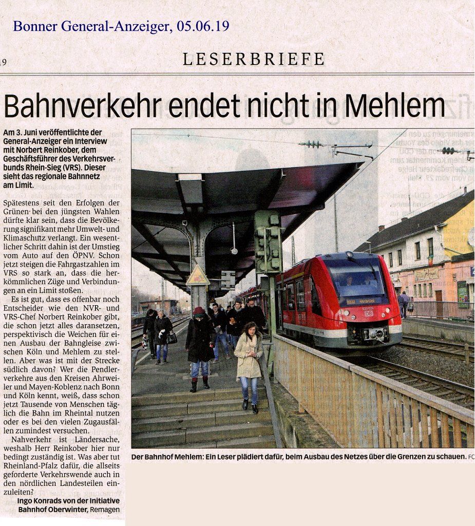 Scan: Bonner General-Anzeiger vom 5. Juni 2019