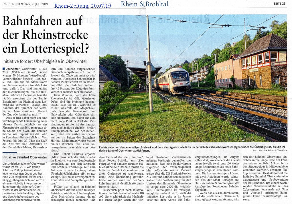 Scan: Rhein-Zeitung 20.07.2019