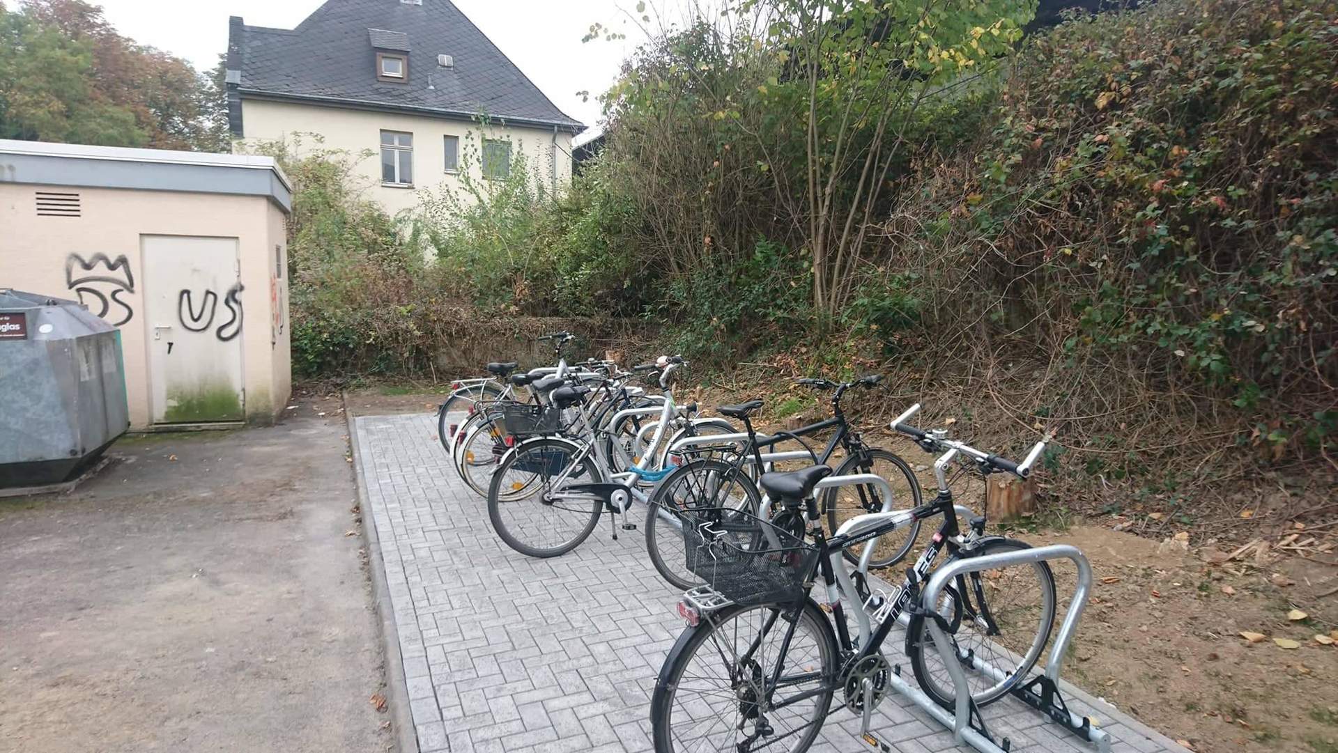 Foto: Thorsten Trütgen Neuer Fahrradparkplatz