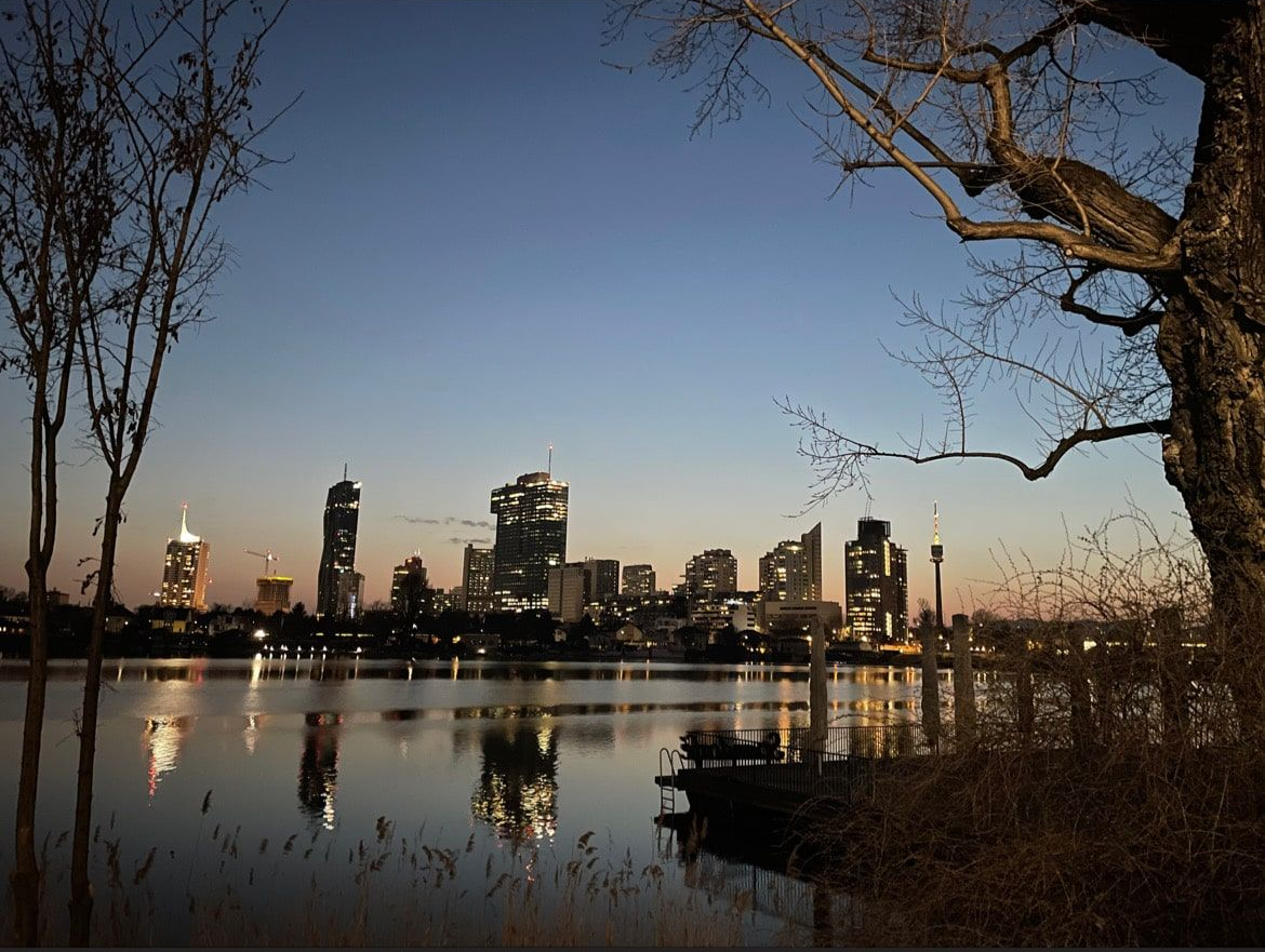 Wien bei der Dämmerung